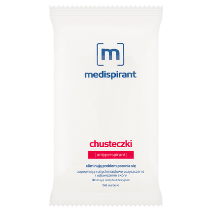 Medispirant, chusteczki antyperspirant, 50 sztuk - zdjęcie produktu