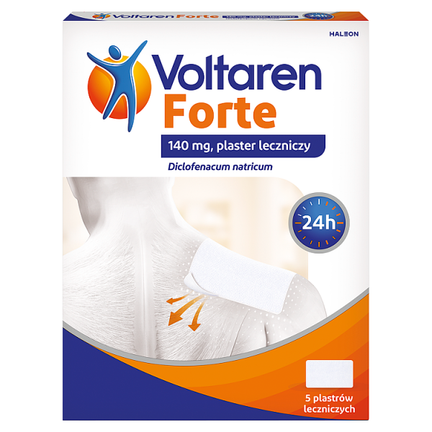 Voltaren Forte 140 mg, 5 plastrów - zdjęcie produktu