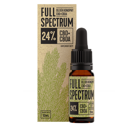 Full Spectrum Olejek konopny CBD+CBDa 24%, 10 ml - zdjęcie produktu