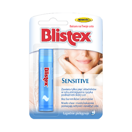 BLISTEX Blistex Sensitive, balsam do ust, 4,25 g — Składniki i ocena