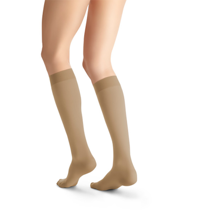 Podkolanówki uciskowe JOBST ULTRA SHEER CCL1, naturalny, r. 3 - PODKOLANÓWKI
