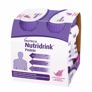 Nutridrink Protein, smak owoców leśnych, 4 x 125 ml