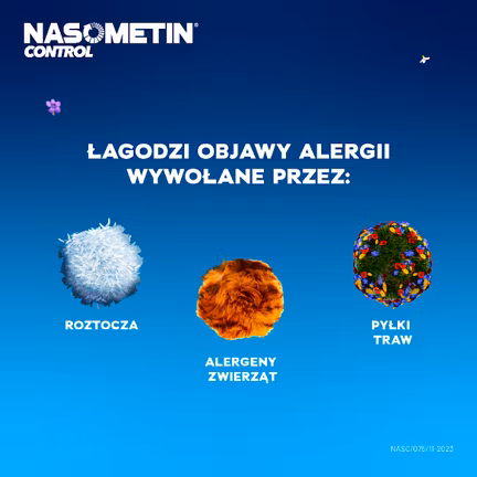 Nasometin Control 50 mcg/dawkę, aerozol do nosa, 17 g (120 dawek)  - AEROZOL DO NOSA