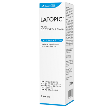 Latopic, krem do twarzy i ciała, skóra atopowa, sucha, 250 ml - zdjęcie produktu