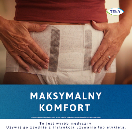 Pieluchomajtki TENA Stretch ProSkin Super Day, rozmiar M, 30 sztuk - Dorosły, Senior