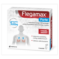 Flegamax Forte 2700 mg/saszetkę, granulat do sporządzania roztworu doustnego, 6 saszetek