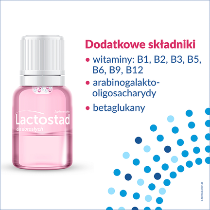 Lactostad dla dorosłych, 7 buteleczek - Układ pokarmowy