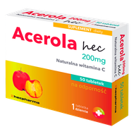 Acerola hec, 200 mg, 50 tabletek