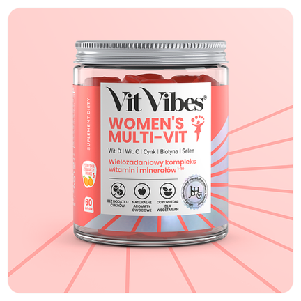 Vit Vibes Women's Multi-Vit, 60 żelek - SUPLEMENT DIETY