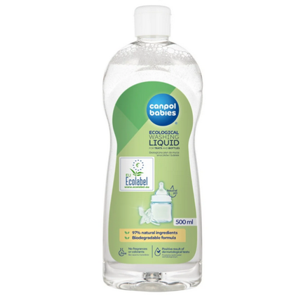 Canpol babies Ekologiczny płyn do mycia smoczków i butelek, 500 ml  - zdjęcie produktu
