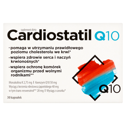 Cardiostatil Q10, 30 kapsułek twardych - zdjęcie produktu