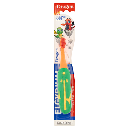 Elgydium Kids Dragon Szczoteczka do zębów dla dzieci 2-6 lat - zdjęcie produktu