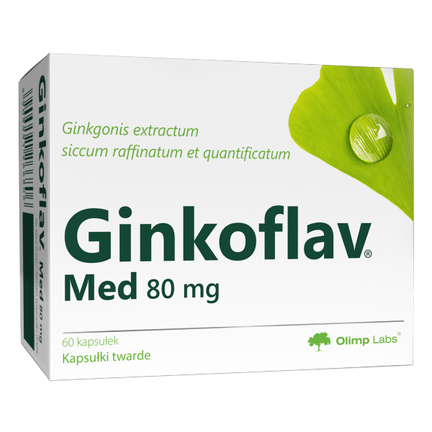Ginkoflav Med 80 mg, 60 kapsułek twardych - zdjęcie produktu