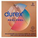 Prezerwatywy Durex Real Feel, 3 sztuki