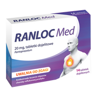 Ranloc Med 20 mg, 14 tabletek dojelitowych