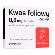 Kwas foliowy Olimp, 0,8 mg, 60 tabletek