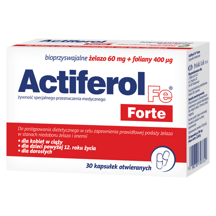 Actiferol Fe Forte, 30 kapsułek - zdjęcie produktu