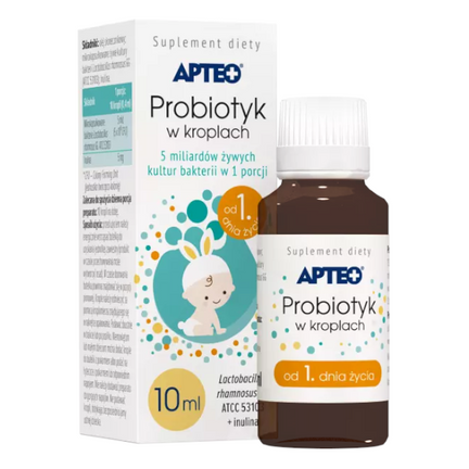 Probiotyk w kroplach APTEO, 10 ml - zdjęcie produktu