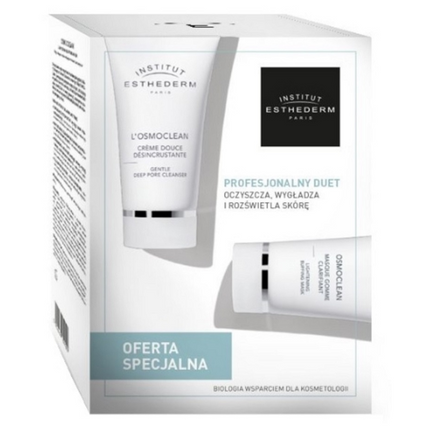 Zestaw: Institut Esthederm Osmoclean, krem myjący oczyszczający pory + maska złuszczająca, 75 ml + 75 ml - zdjęcie produktu