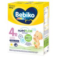 Bebiko Junior Nutriflor Expert 4R, formuła na bazie mleka z kleikiem ryżowym, powyżej 2. roku życia, 550 g
