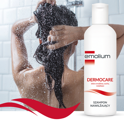 Emolium Dermocare, szampon nawilżający, 200 ml - 5907734712832