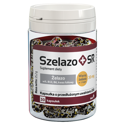 Szelazo + SR, 30 kapsułek o przedłużonym uwalnianiu - 5902596593032