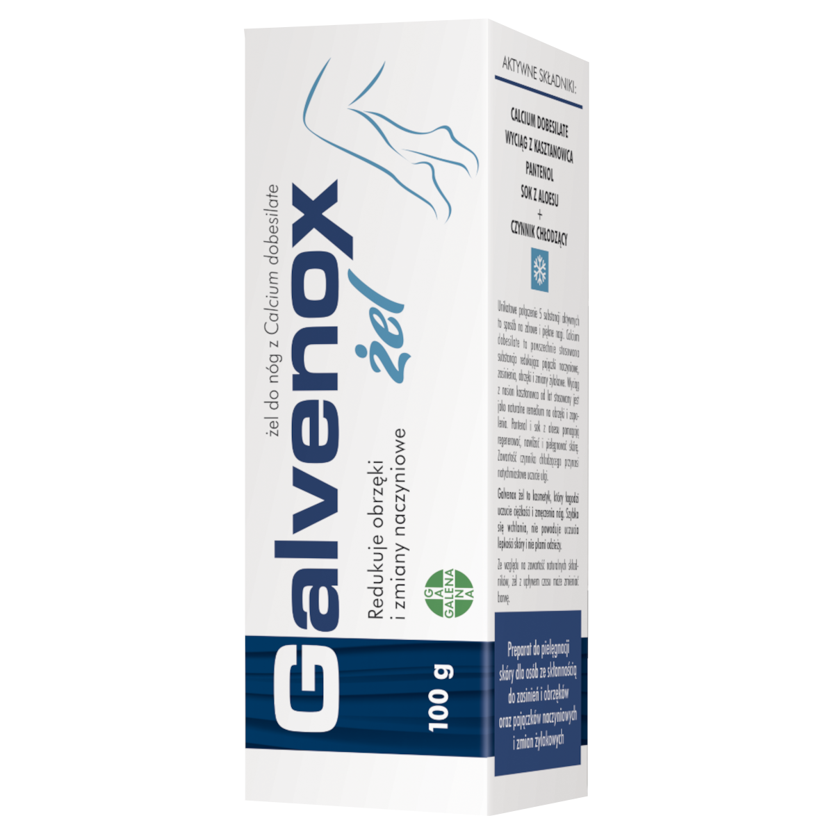 Galvenox, żel do nóg, 100 g