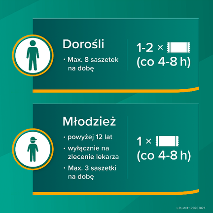 Aspirin Effect 500 mg, 10 saszetek - Ból, Gorączka, Migrena