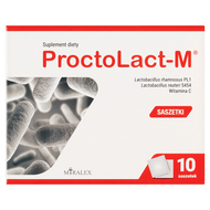 ProctoLact-M, doustny probiotyk proktologiczny, 10 saszetek