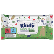 Chusteczki Kindii Natural Balance, 60 sztuk
