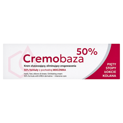 Cremobaza 50%, kolana, łokcie, stopy, pięty, krem 30 g - KOSMETYK
