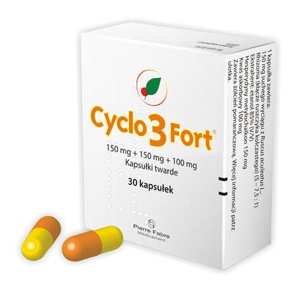 Cyclo 3 Fort 150 mg, 30 kapsułek twardych - zdjęcie produktu