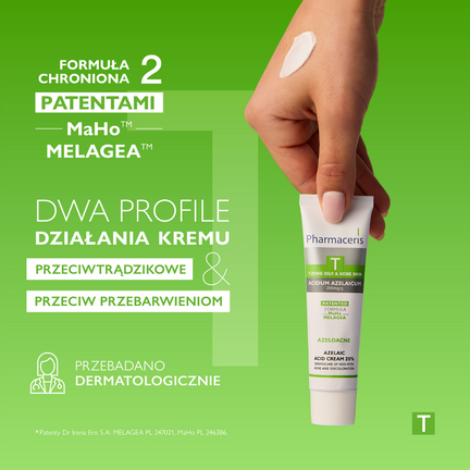Pharmaceris T Azeloacne, krem z 20% kwasem azelainowym, 25 ml - 5900717140172