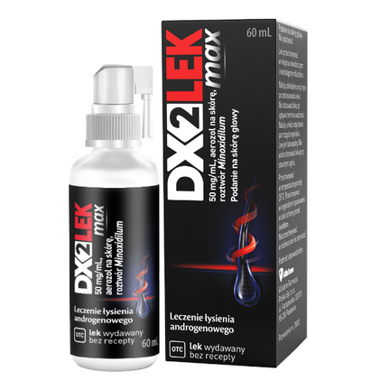 DX2LEK max, 50 mg/mL, aerozol na skórę, 60 ml - zdjęcie produktu