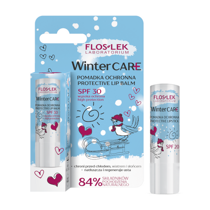 FLOS-LEK Floslek, Lippenstift schützend, SPF 30, 4,8 g