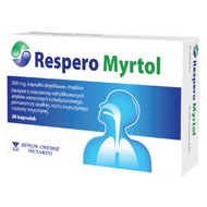Respero Myrtol 300 mg, 20 kapsułek dojelitowych, miękkich