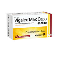 Vigalex Max Caps, 100 mikrogramów (4000 IU), 160 kapsułek miękkich