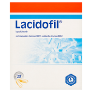 Lacidofil, lek probiotyczny, 20 kapsułek
