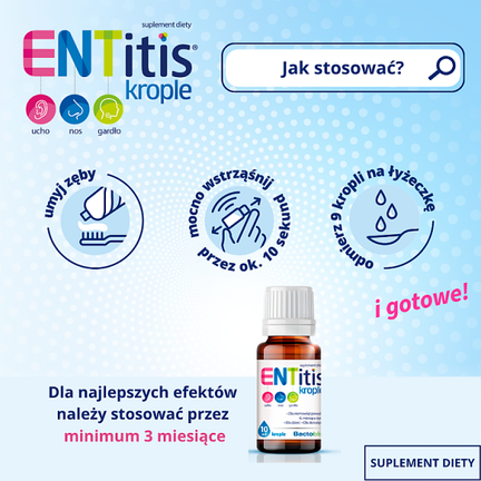 ENTitis krople, zawiesina doustna, 10 ml - Dorosły, Dziecko, Młodzież, Niemowlę, Senior