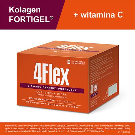 4Flex, smak czarnej porzeczki, 30 saszetek - SUPLEMENT DIETY