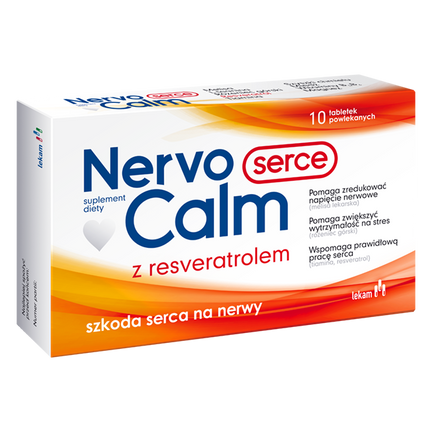 Nervocalm serce, 20 tabletek powlekanych - zdjęcie produktu