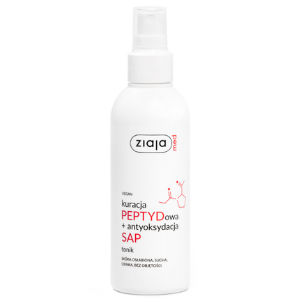 Ziaja Med, kuracja peptydowa, tonik, 200 ml - zdjęcie produktu