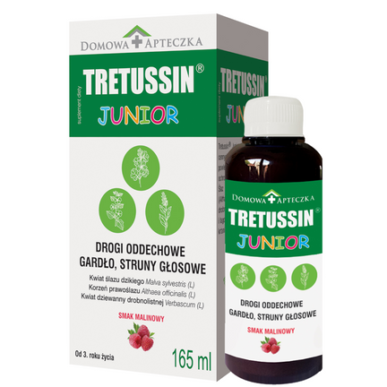 Tretussin Junior, płyn, 165 ml - zdjęcie produktu