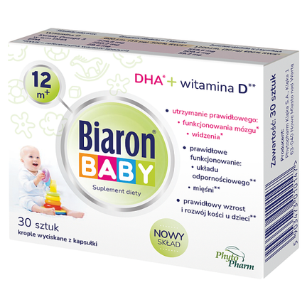 Bioaron Baby 12 m+, 30 kapsułek twist off - SUPLEMENT DIETY