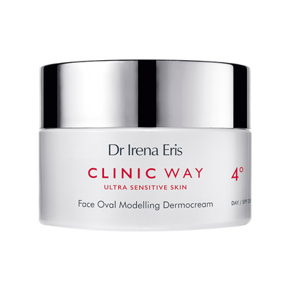 DR IRENA ERIS S.A. Dr Irena Eris Clinic Way, dermokrem modelujący kontur twarzy 4° na dzień, 50 ml — Inhaltsstoffe i ocena