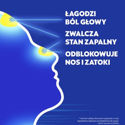 Nasivin Zatoki i Katar, 200 mg + 30 mg, 24 tabletki powlekane - 8006530099561