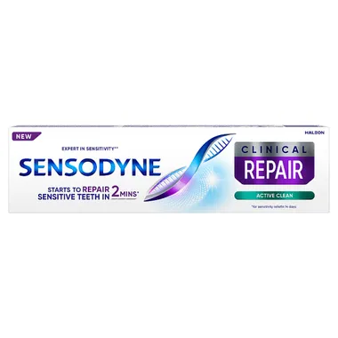 Sensodyne Clinical Repair Active Clean, pasta do zębów na nadwrażliwość, 75 ml