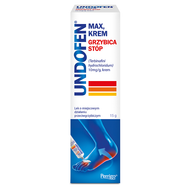 Undofen Max, grzybica stóp, krem 10 mg/g,15 g