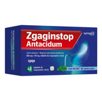 Zgaginstop Antacidum, 680 mg + 80 mg, 48 tabletek do rozgryzania i żucia