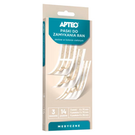 Paski do zamykania ran w kolorze cielistym, 14 sztuk